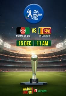 AFG U19 vs SL U19 ASIA CUP